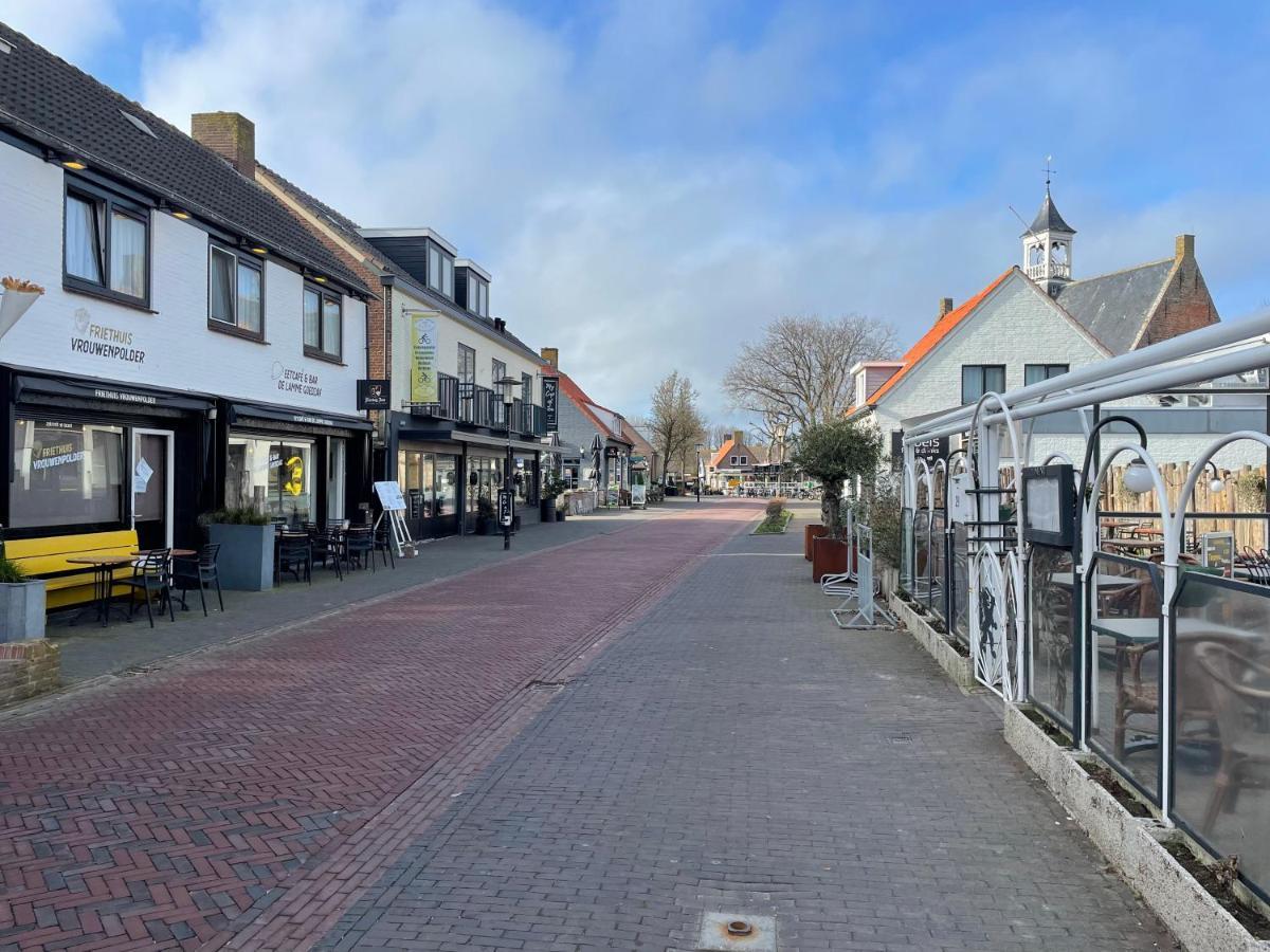 Dorpsdijk 49, Vrouwenpolder Vakantie Esterno foto
